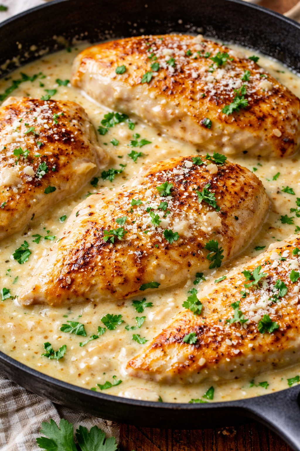 Creamy Garlic Butter Chicken Easy and Juicy Skillet Recipe